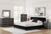 Picture of Zuraleus - Black King Upholstered Bed