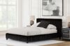 Picture of Zuraleus - Black Queen Upholstered Bed