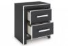 Picture of Zuraleus - Black 2-Drawer Nightstand