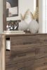Picture of Fortlorn - Walnut Brown Dresser & Mirror