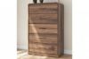 Picture of Fortlorn - Walnut Brown 5-Drawer Chest