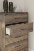 Picture of Fortlorn - Walnut Brown 5-Drawer Chest