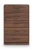Picture of Fortlorn - Walnut Brown 5-Drawer Chest