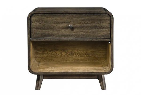 Picture of Rex - Walnut 1-Drawer Nightstand