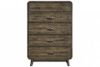 Picture of Rex - Walnut 5-Drawer Chest