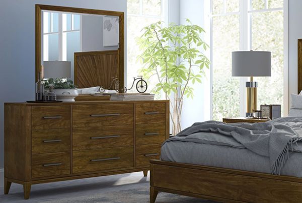 Picture of Moab - Brown Dresser & Mirror