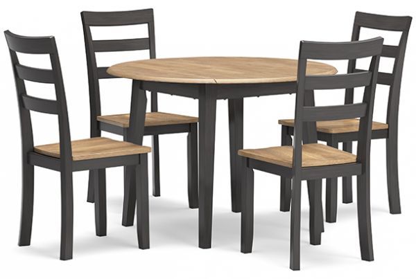Picture of Gesthaven - Brown 5PC Dining Set