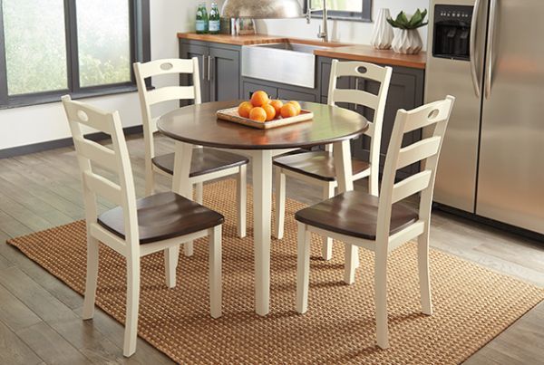 Picture of Woodanville - Cream 5PC Dining Set