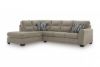 Picture of Olten - Mocha LAF 2PC Sectional with Chaise