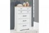 Picture of Ashbryn - White Chest with 5 Drawers