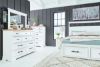 Picture of Ashbryn - White Dresser & Mirror