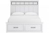 Picture of Ashbryn - White King Bed with Storage