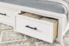 Picture of Ashbryn - White King Bed with Storage