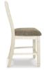 Picture of Bolanburg - White 24" Upholstered Barstool