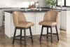 Picture of Neymorton - Brown 24" Swivel Barstool