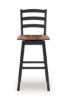 Picture of Wildenauer - Black 30" Swivel Barstool