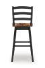 Picture of Wildenauer - Black 30" Swivel Barstool