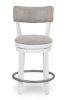 Picture of Robbinsdale - White 24" Swivel Barstool