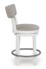Picture of Robbinsdale - White 24" Swivel Barstool