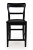 Picture of Greddinton - Black 24" Barstool