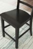Picture of Greddinton - Black 24" Barstool