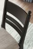 Picture of Greddinton - Black 24" Upholstered Barstool
