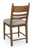 Picture of Greddinton - Brown 24" Upholstered Barstool