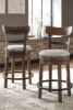 Picture of Valebeck - Brown 24" Swivel Barstool