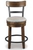 Picture of Valebeck - Brown 24" Swivel Barstool