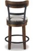Picture of Valebeck - Brown 24" Swivel Barstool