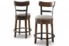 Picture of Valebeck - Brown 24" Swivel Barstool