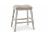 Picture of Skempton - White 24" Upholstered Stool