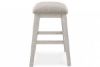 Picture of Skempton - White 24" Upholstered Stool