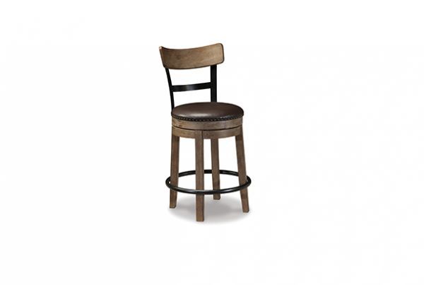 Picture of Pinnadel - Brown 24" Swivel Barstool