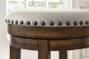 Picture of Valebeck - Brown 24" Swivel Stool