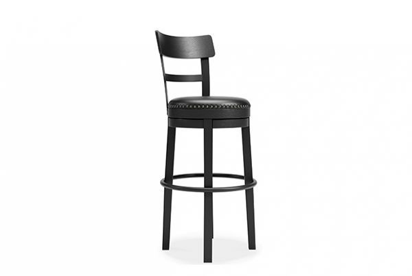 Picture of Valebeck - Black 30" Swivel Barstool