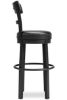 Picture of Valebeck - Black 30" Swivel Barstool
