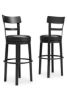 Picture of Valebeck - Black 30" Swivel Barstool
