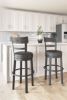 Picture of Valebeck - Black 30" Swivel Barstool