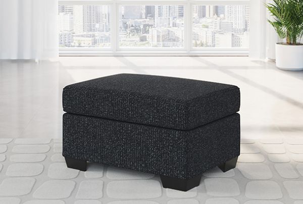 Picture of Jasmine Peaks - Coal Ottoman