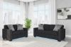 Picture of Jasmine Peaks - Coal Loveseat with LED Lighting