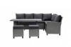 Picture of Outdoor - Gray Wicker Sofa & Ottoman Set with Dining Table