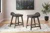 Picture of Lyncott - Charcoal 24" Counter Stool
