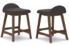 Picture of Lyncott - Charcoal 24" Counter Stool