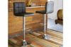Picture of Bellatier - Black Tall Swivel Barstool