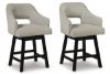 Picture of Tallenger - Linen 24" Swivel Barstool