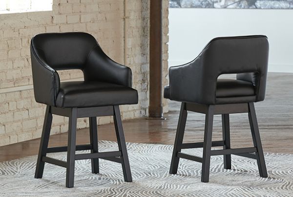 Picture of Tallenger - Linen 24" Swivel Barstool