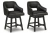 Picture of Tallenger - Linen 24" Swivel Barstool