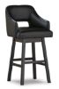 Picture of Tallenger - Black 30" Swivel Barstool