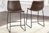 Picture of Centiar - Brown 24" Upholstered Barstool